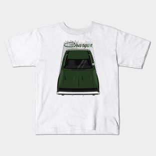 Dodge Charger 1968 - Dark Green Kids T-Shirt